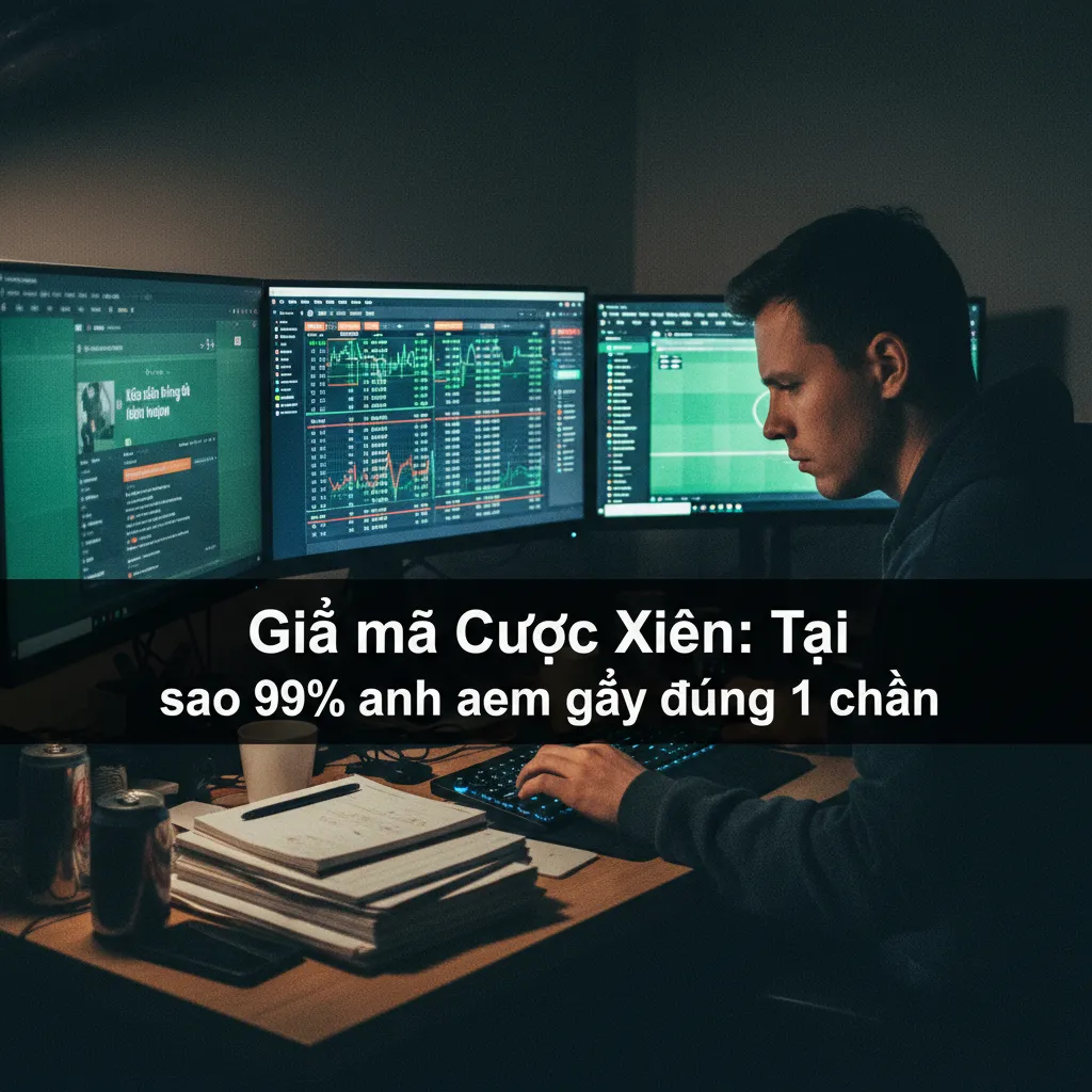 Giải mã Cược Xiên: Tại sao 99% anh em gãy đúng 1 chân?