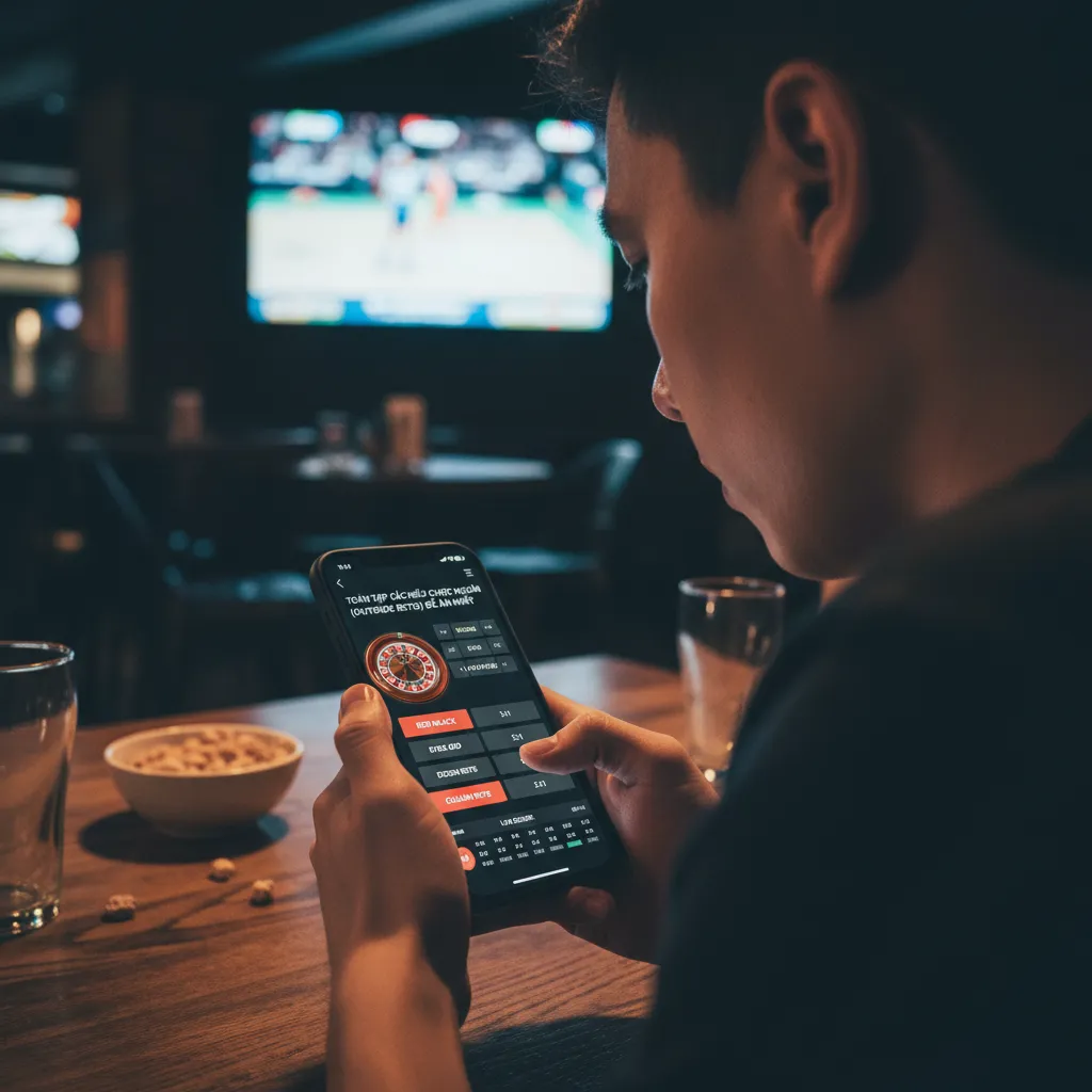 Khu vực cược Racetrack cho các cược hàng xóm