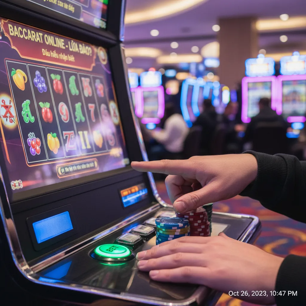 Cận cảnh bàn cược Baccarat